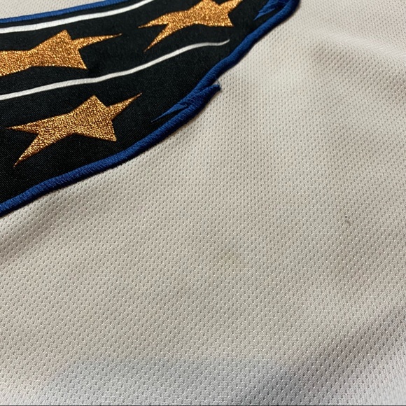 Vintage NHL Washington Capitals Jersey Mens XL White Pro Player 2001-2002 - Picture 12 of 12